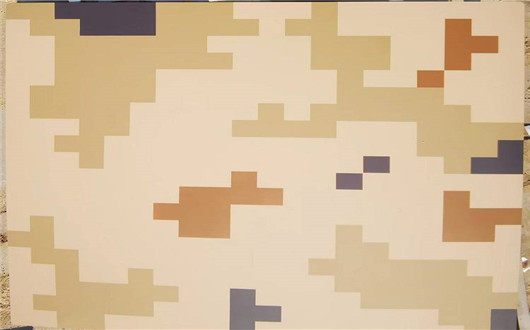 阿里荒漠迷彩漆喷涂